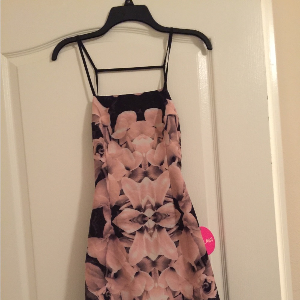 Tiger-mist Floral Dress ZIPPER OFF TRACK WT TAGS